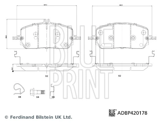 Brake Pad Set, disc brake